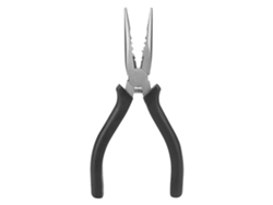 Alicates profesionales de 15 cm (6 pulgadas) con punta recta y larga para cortar cables y alambres.