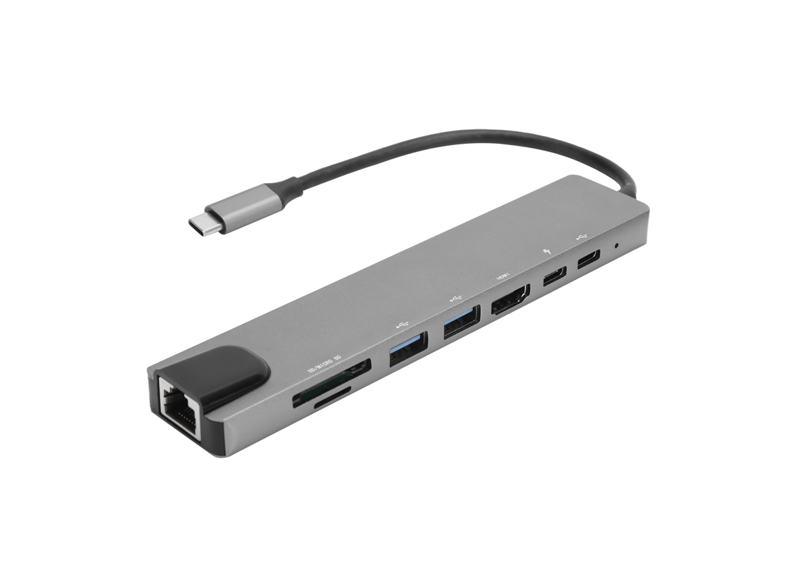 Convertidor Typec 8 en 1 con PD HDMI