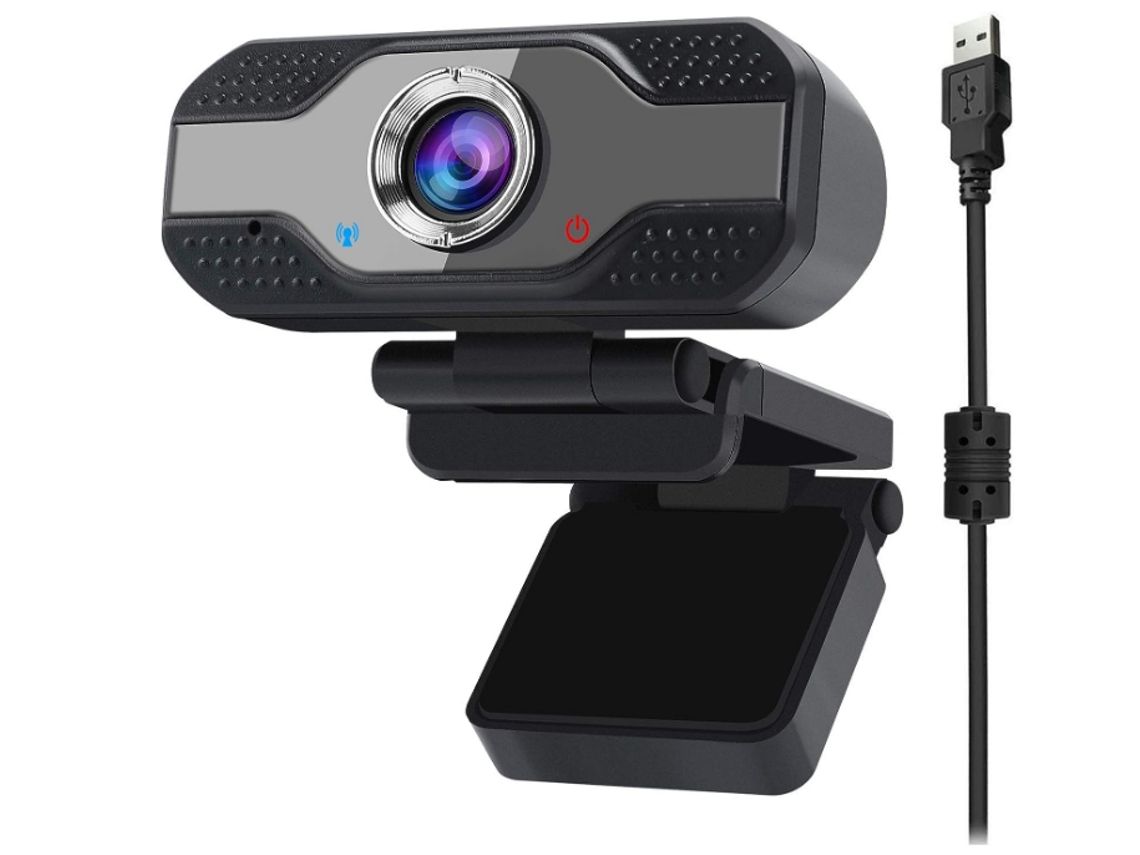 Cámara Web Para Pc, Cámara Usb Con Micrófono, Plug & Play, Micrófono Integrado, Full Ultra Hd 1080p, Videollamadas, Transmisión De Conferenc
