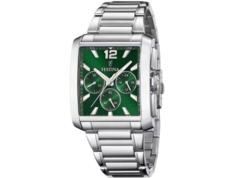 Reloj Hombre FESTINA F20635/3 Verde Plateado