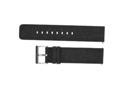 Reemplazo De Correa De Reloj Canvas Pulsera Accesorio De Brazalete Inteligente Fitbit Versa Negro