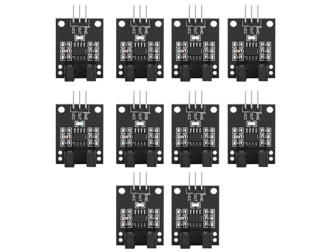 Yncm2026-10 Piezas Módulo Sensor Fotoconductivo Infrarrojo Para Detección De Velocidad De Motor Componentes Electrónicos