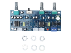 Placa Preamplificadora De Subwoofer De 2.1 Canales Con Filtro De Paso Bajo Ajustable 5532 Dual