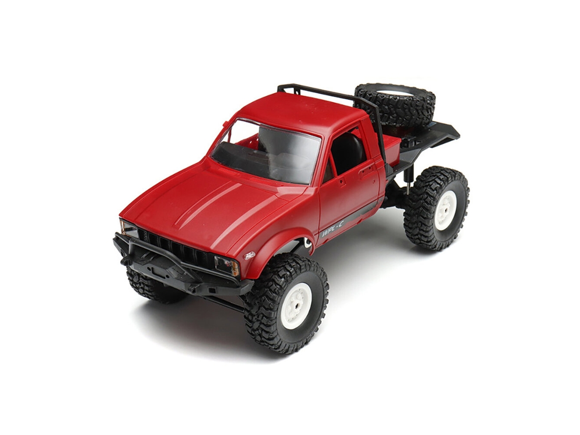Rojowpl C14 Actualización 1/16 2.4g 4wd Coche Militar Todoterreno Rc Rock Crawler Truck Con Led Control Proporcional Completo Rtr Juguetes