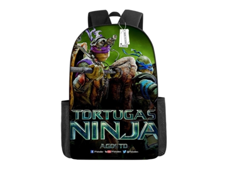 Mochila KOHREE escolar de gran capacidad Teenage Mutant Ninja Turtles