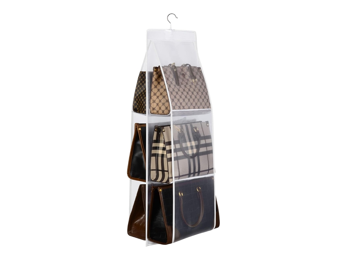 Organizador Bolsos Colgantes Bolsillos MEOIRUERY Blanco (35x23x2cm)
