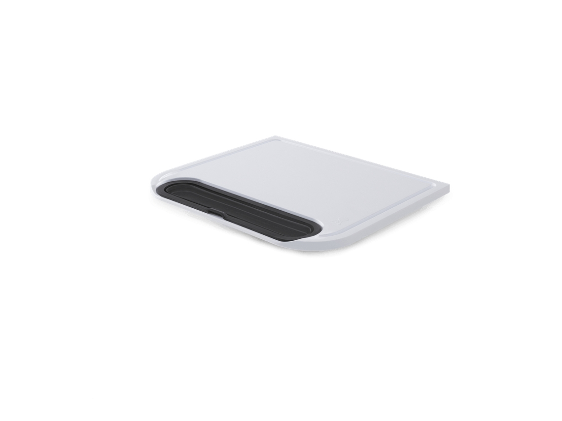 Weber Cut & Catch tabla de cocina para cortar Rectangular Negro, Blanco
