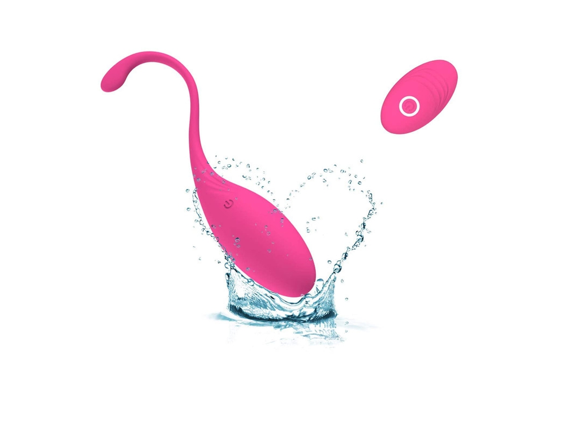 Vibrador De Control Remoto Impermeable Recargable Con 10 Modos De Vibracin Para Mujeres (rosa) Yizhood