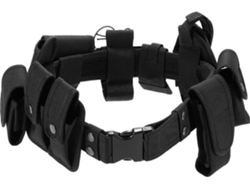Cinturón Utilitario Negro De Uso Policial, Resistente, Multifunción, Viaje, Hogar, Camping