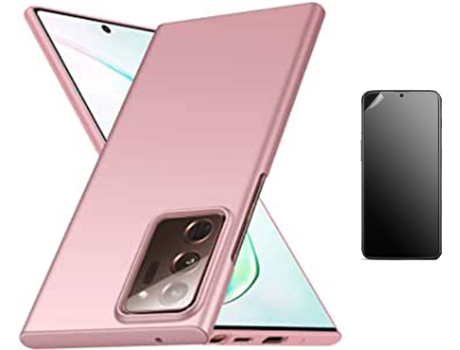 Kit Carcasa Y Protector Samsung Note 20 Ultra Ultimatte Turtleshell Rosa