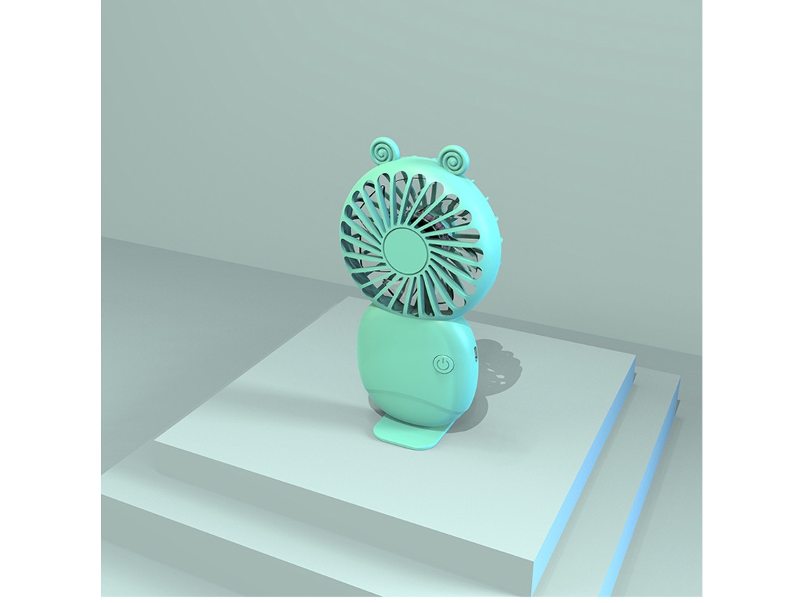 (verde)usb Recargable Portátil Ventilador - Pequeño Portátil Mini - Dormitorio Escritorio Regalo - Mute