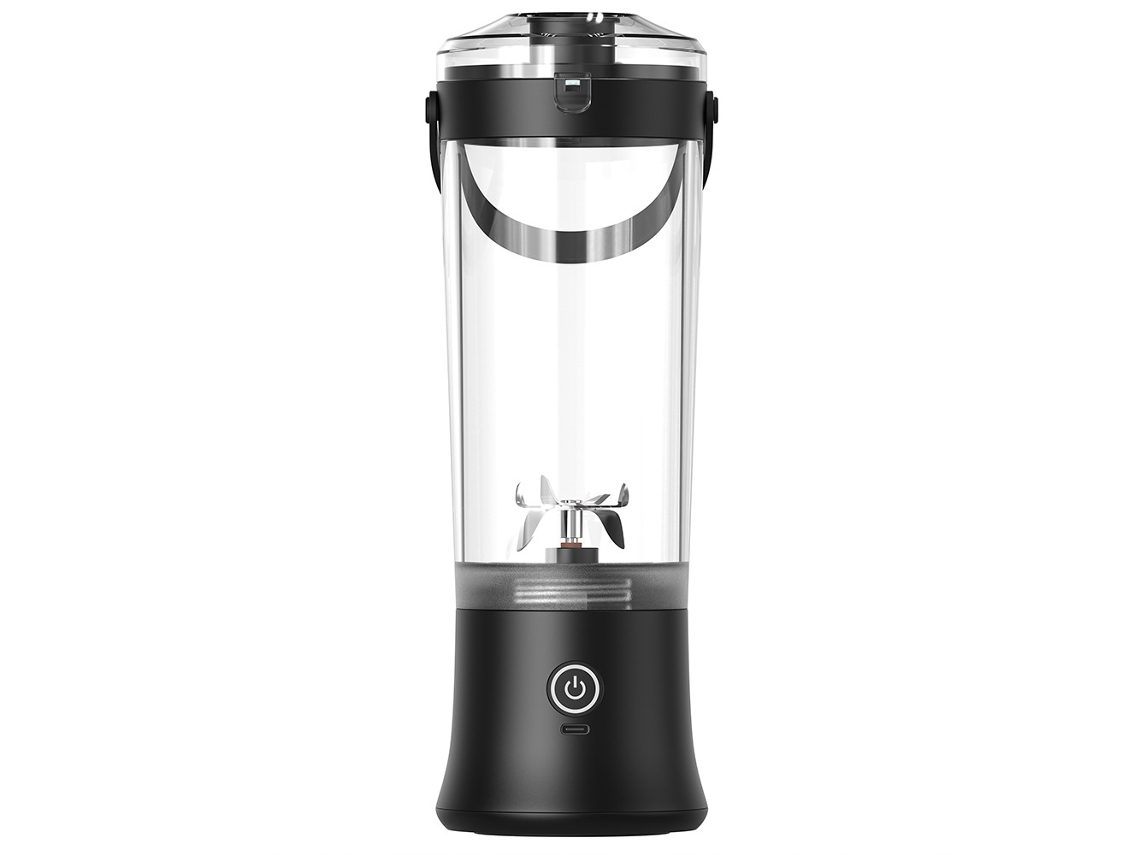 Licuadora portátil recargable Digitallab de materiales saludables, 500 ml (negra)