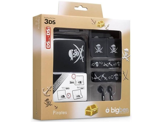 Funda de Transporte BIGBEN INTERACTIVE 3DSXLPACK3PIRATE para Nintendo 3DS