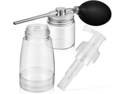 Juego De 2 Botellas Pulverizadoras Para Polvos Capilares, 180 Ml, Aplicadores En Spray.