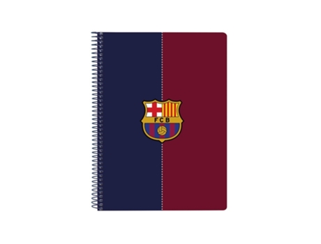 Bloc Espiral Cuarto 80 Hojas Tapa Dura F.C. Barcelona SAFTA