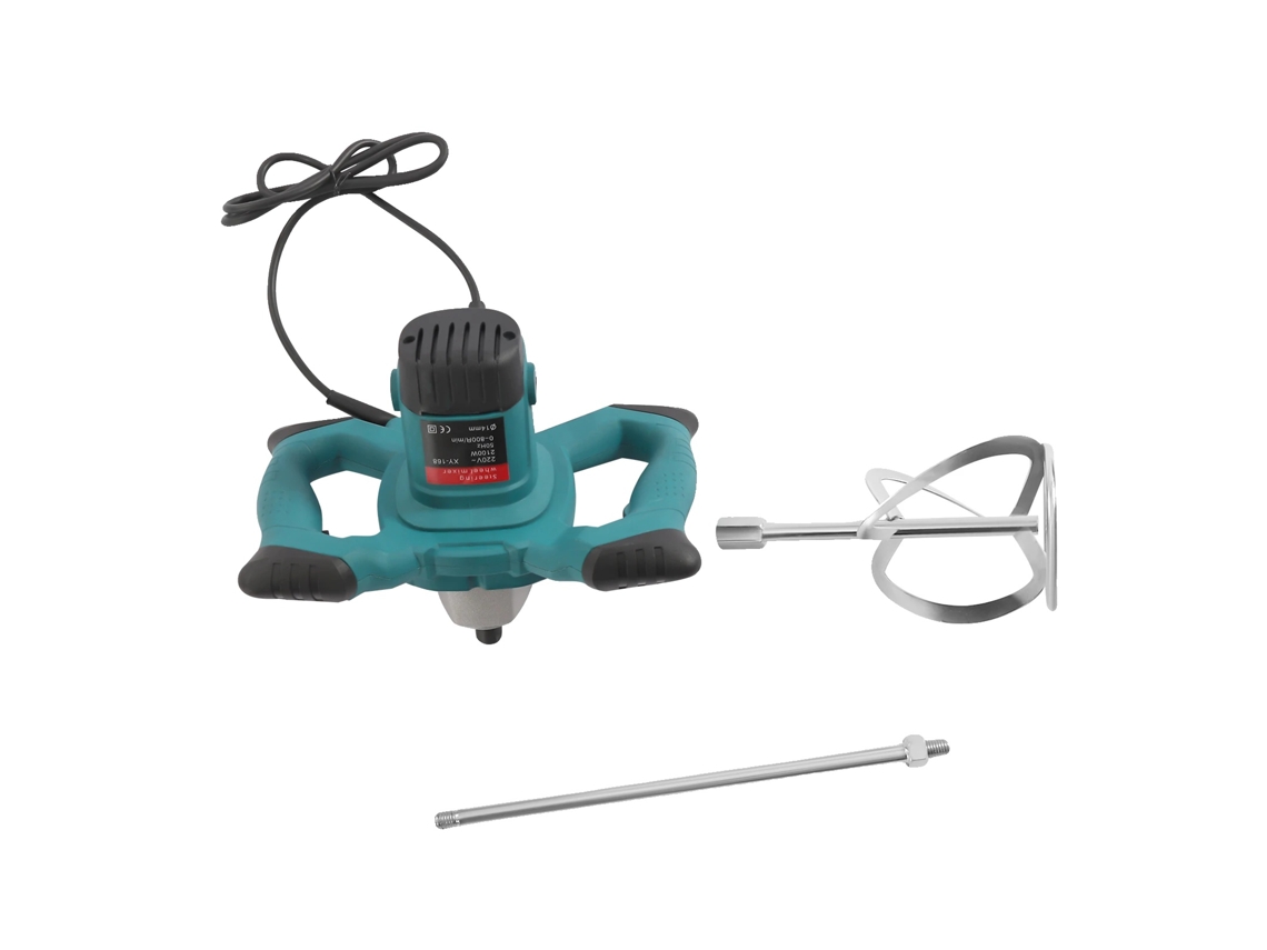 Hormigonera, 2100 W de potencia, 6 velocidades regulables, azul, UE