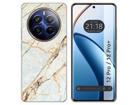 Funda Diseño Mármol para Realme 12 Pro 5G / 12 Pro Plus 5G TUMUNDOSMARTPHONE Silicona Multicolor