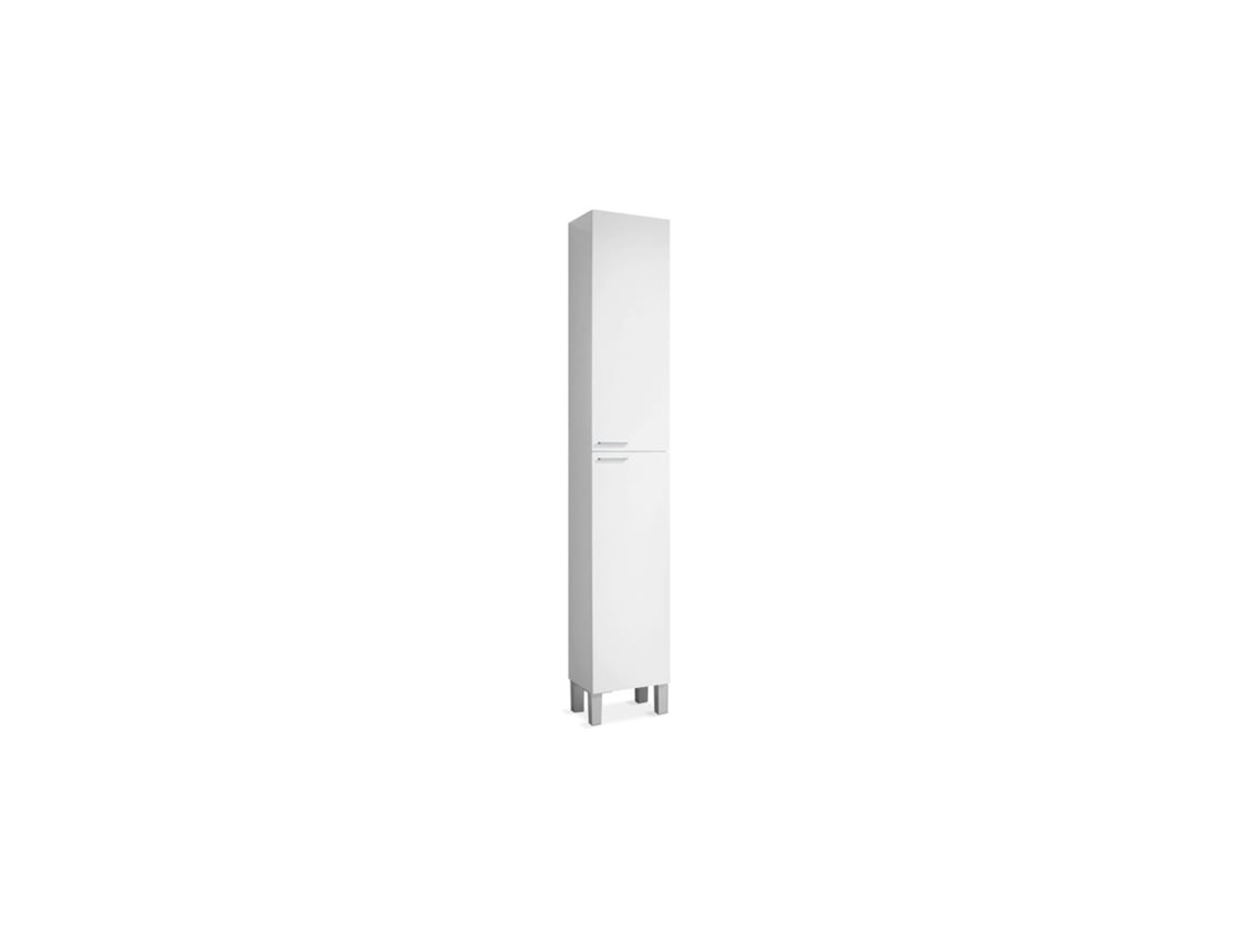 Columna de baño Koncept 2 puertas Blanco brillo 30 x 182 x 25cm cm