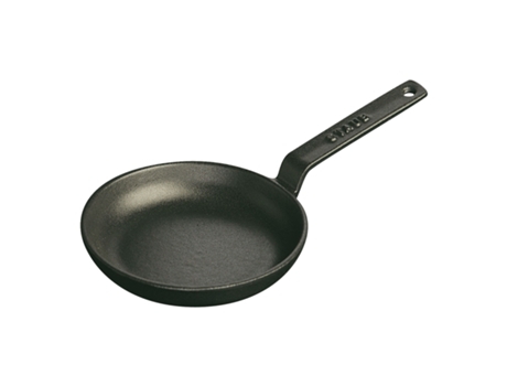 Pans Sartén 12 cm, Hierro fundido, Negro STAUB
