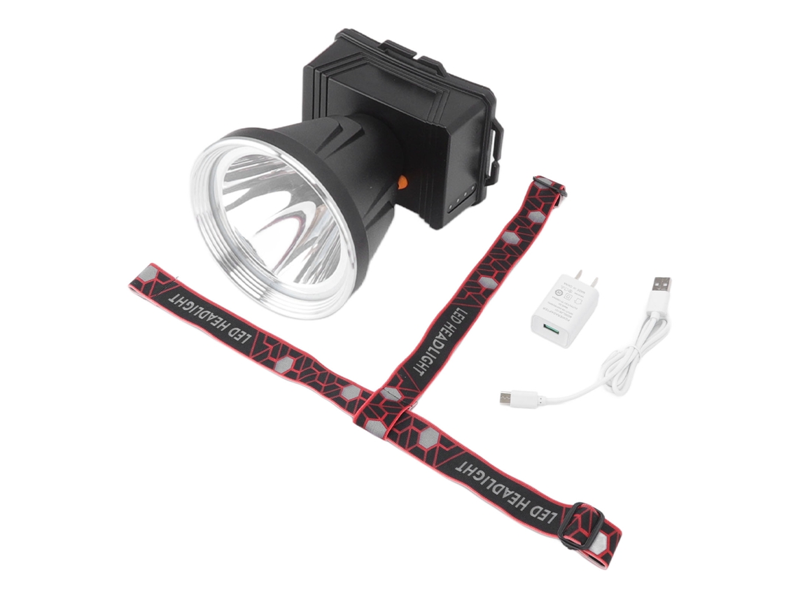 2026-linterna Frontal Led Recargable Luz Fuerte Largo Alcance Para Camping Trabajo Exterior
