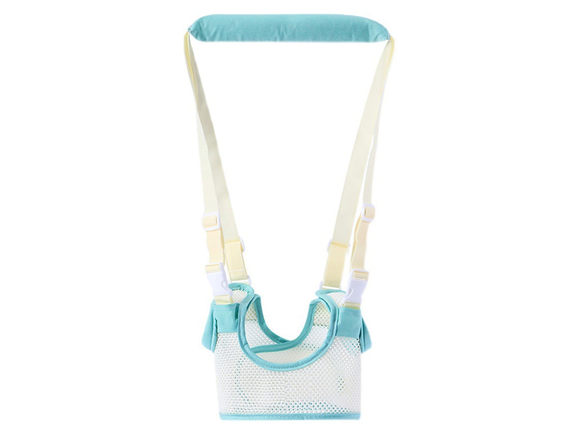 Arnés De Seguridad Para Bebés, Color Verde, Cómodo, Transpirable, Con Collar Para Niños De 6 A 19 Meses.