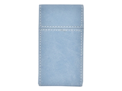 Caja de almacenamiento de puros azul portátil (12x7x2cm) Kofihety