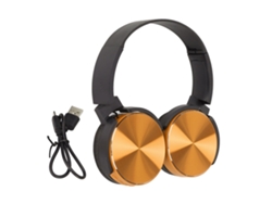 Auriculares Inalámbricos Bluetooth Card Gaming Gold 450bt Con Subwoofer Ajustable Para Juegos