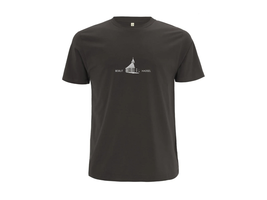 Camiseta Beirut Hadsel gris oscuro ROCKINSTONE Unisex Adulto Más vendido Talla: L