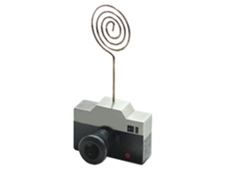 Tarjetero De Mesa Retro De Madera Con Forma Encantadora Para Fotos, Notas Y Recordatorios Para El Hogar Y La Oficina.