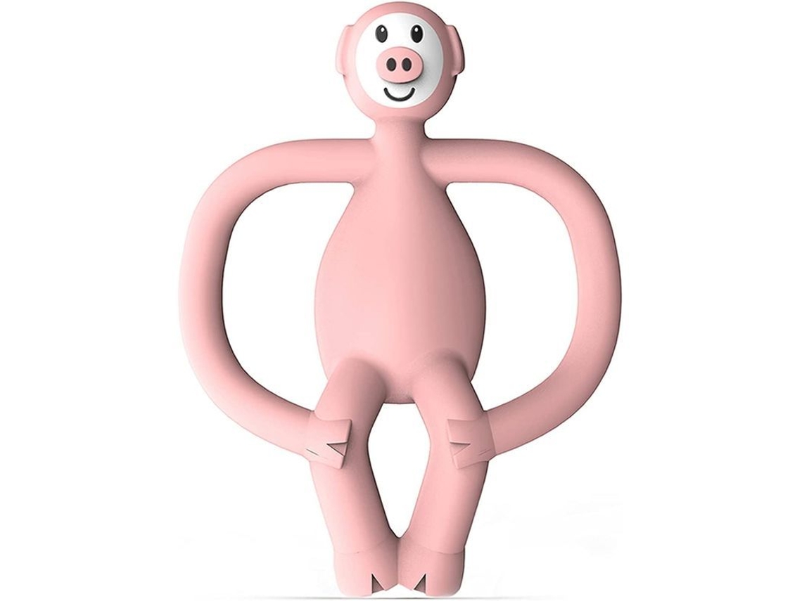 Juguete Para La Dentición Del Bebé Con Forma De Mono, Cerdo Y Pepino, Que Masajea Las Encías Doloridas, Para Bebés De 3 Meses En Adelante.