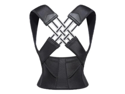 Corrector de postura ajustable para soporte lumbar y de hombros para mujeres y hombres (M - Peso 45-60kg)