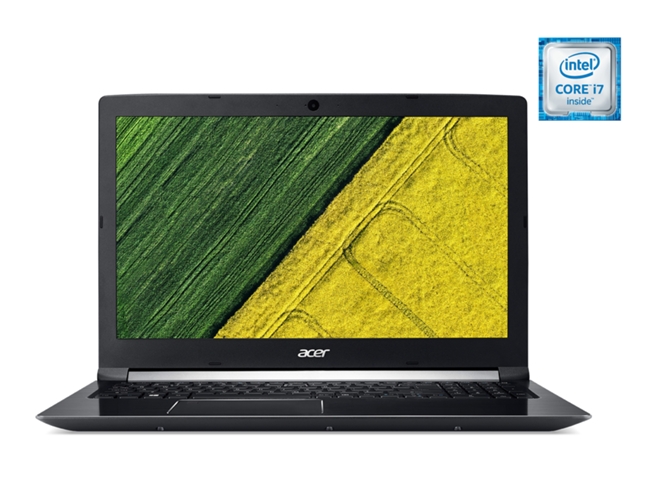 Portátil 15.6\'\' ACER Aspire 7 - A715-71G-71E5 (i7, RAM: 8 GB, Disco ... Portátil 15.6\'\' ACER Aspire 7 - A715-71G-71E5 (i7, RAM: 8 GB, Disco ...
