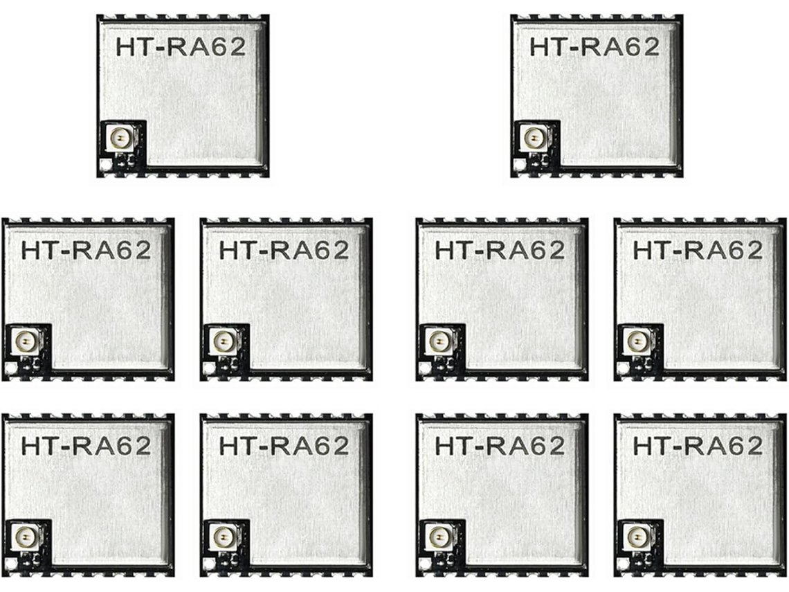 10 Módulos Seriales Lora Ht-ra62 Sx1262 Para Desarrollo Secundario