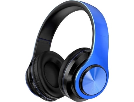 Auriculares Bluetooth GETEK B39 (Over Ear - Micrófono - Noise Cancelling  - Azul)