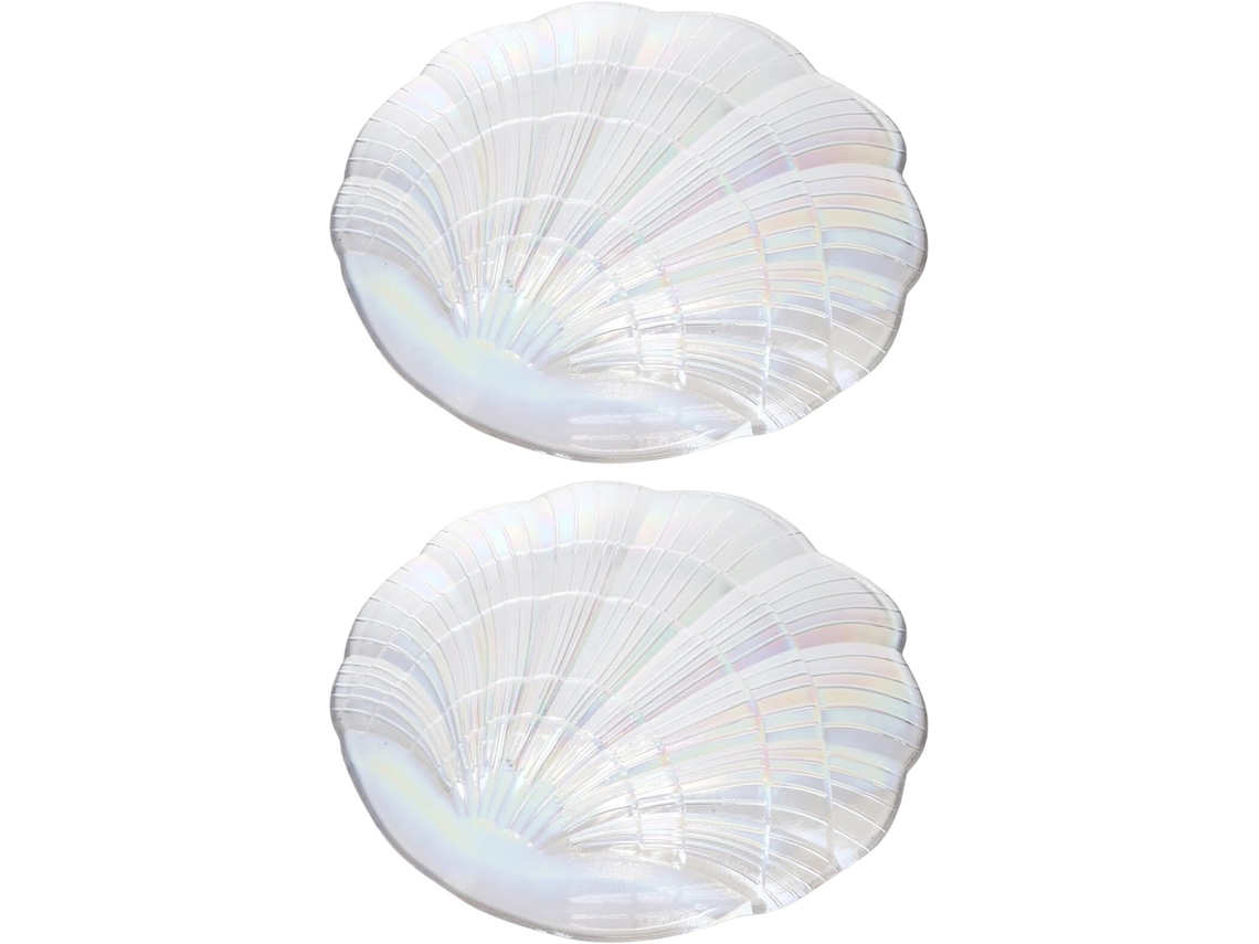 Lote De 2 Plateaux Transparentes Para Nail Art Palette De Mélange Vernis À Ongles Y Pigments Assie...