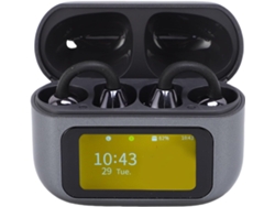 Auriculares Inalámbricos Supraaurales Hifi De 5.49, Estuche De Carga Con Pantalla Táctil Lcd A Colo