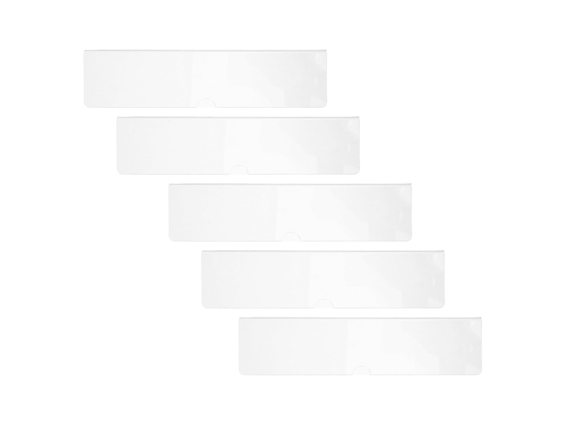 5 Piezas De Letreros Acrílicos Transparentes Para Puertas De Oficina Con Adhesivo De Doble Cara Y Soporte De Pared.