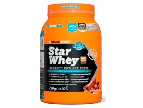 Proteína de Suero de Leche NAMEDSPORT Star Whey Isolate Sublime Chocolate (750g)