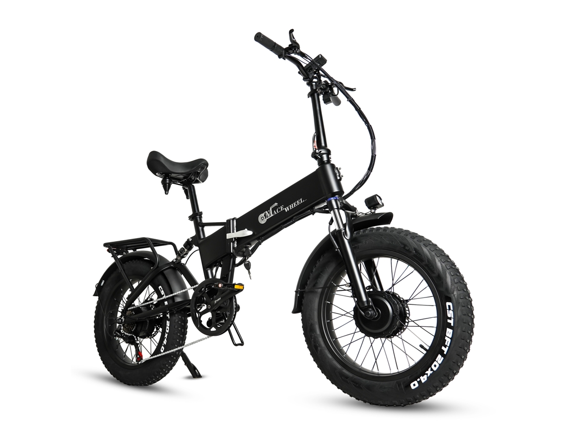 Bicicleta Eléctrica 20" Neumáticos Anchos 48v 18ah Frenos Hidráulicos