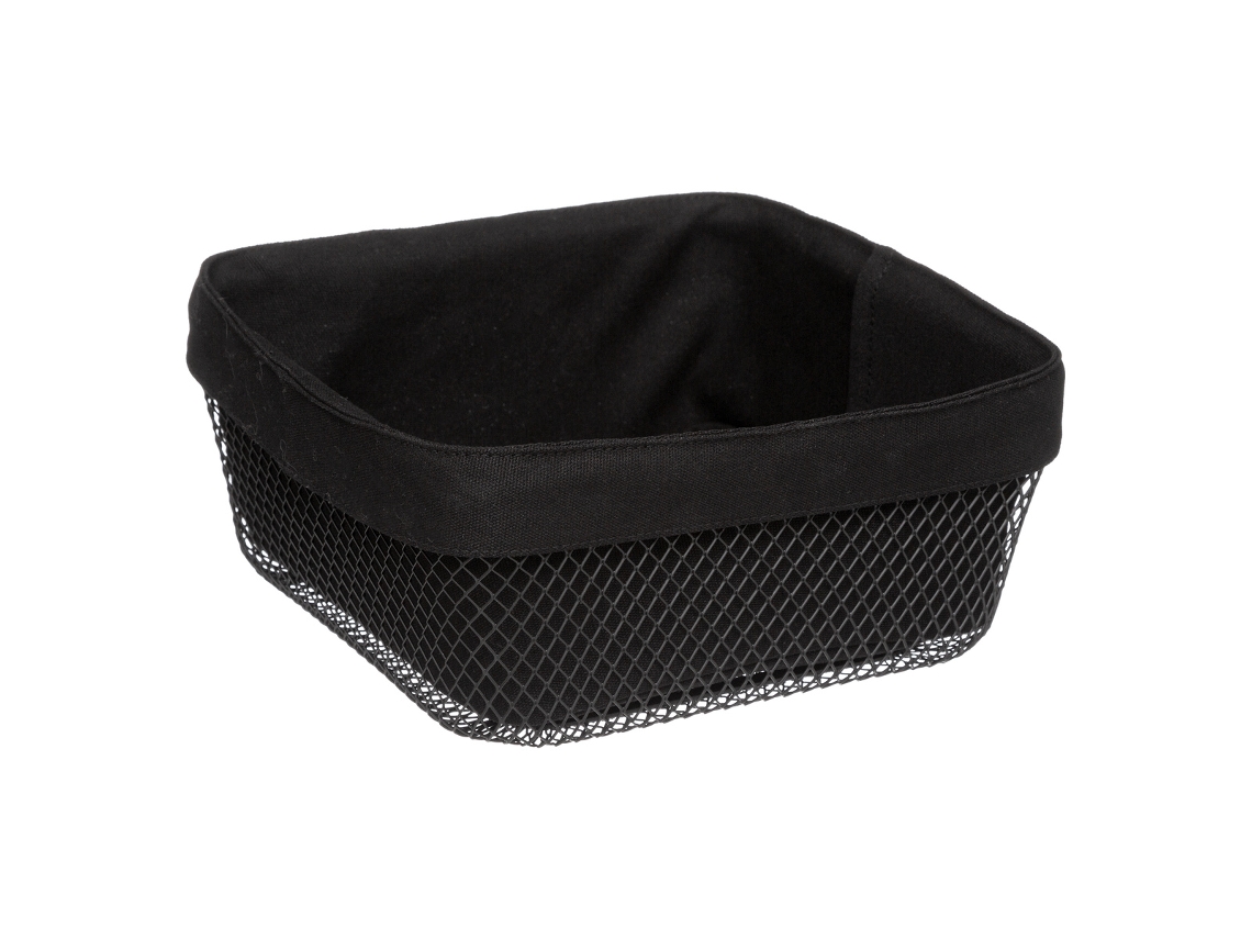 5five - panera metálica mayaj 24,5cm negra
