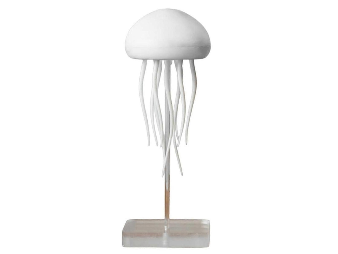 Lámpara de mesa Medusa, Lámpara Medusa con control por voz y patas danzantes, Mesita de noche Medusa con degradado RGB Rosewell