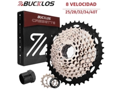 Cassette Bucklos MTB de 8 velocidades, 25 dientes y 40 dientes, rueda libre para bicicleta Hgvayotoy