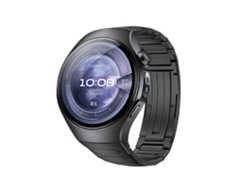 Correa de titanio para Huawei Watch5, correa de metal plegable, 1 pieza, color negro
