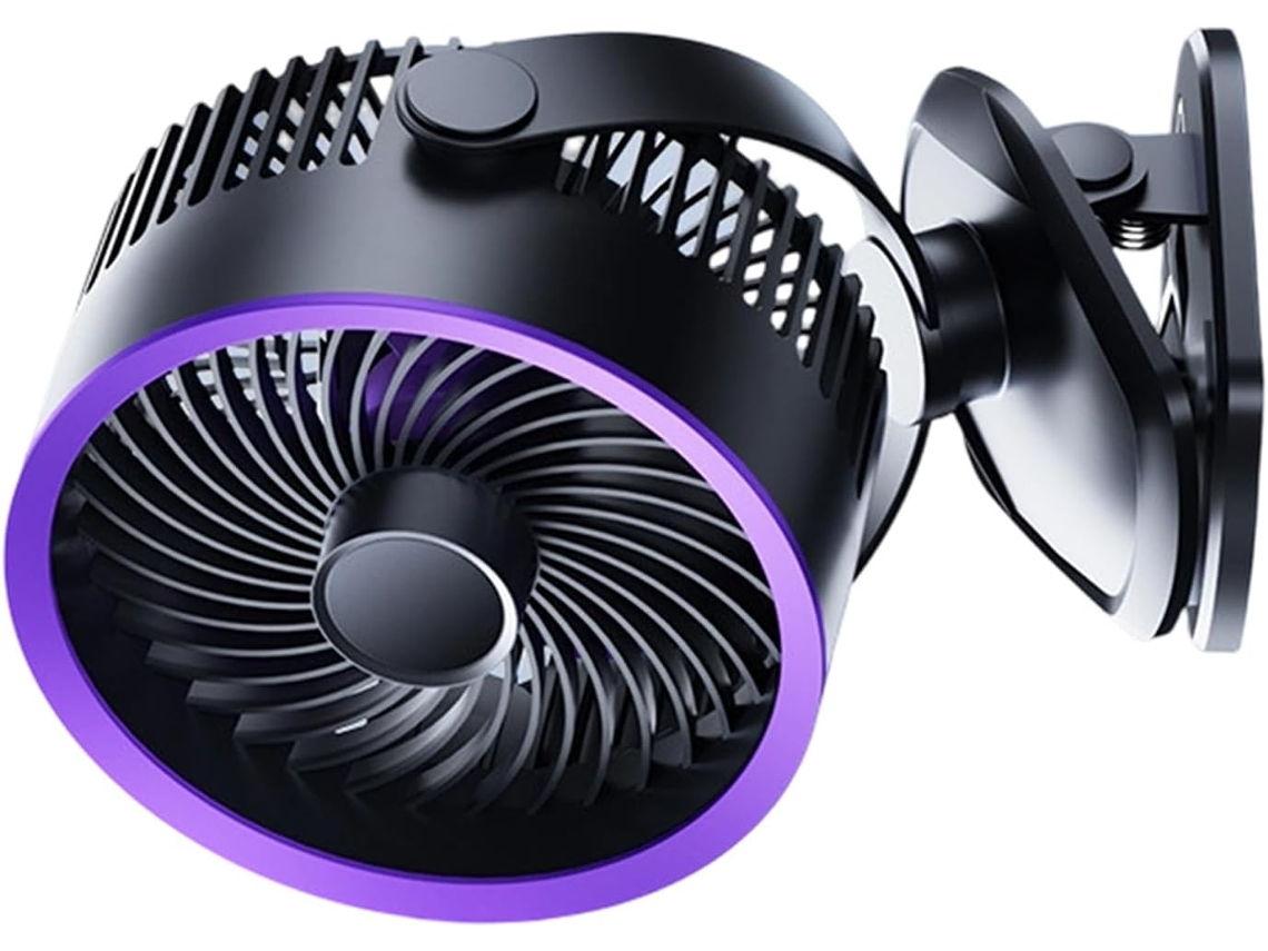 Ventilador giratorio portátil y silencioso alimentado por USB. SFUSHOS