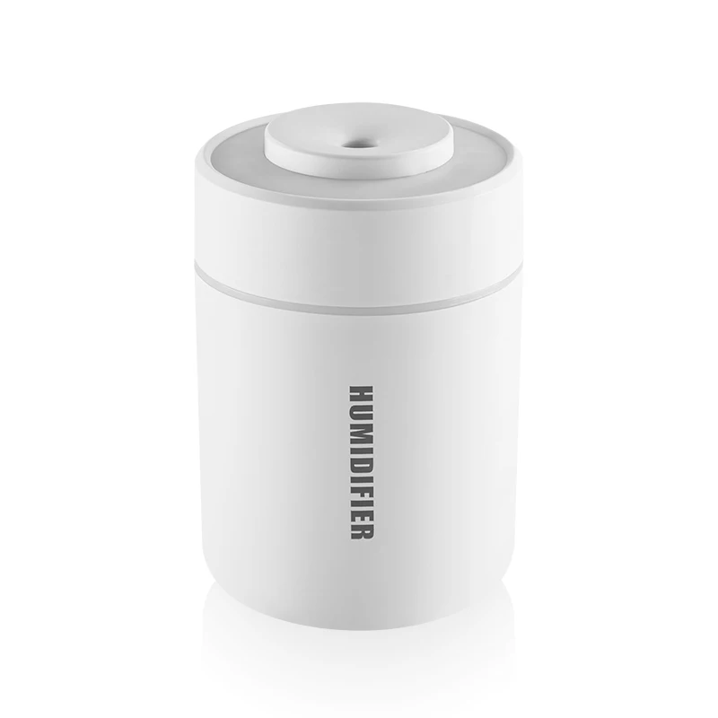 Minihumidificador portátil, funcionamiento silencioso, modo de niebla fina, con luz ambiental. MDUG (blanco)