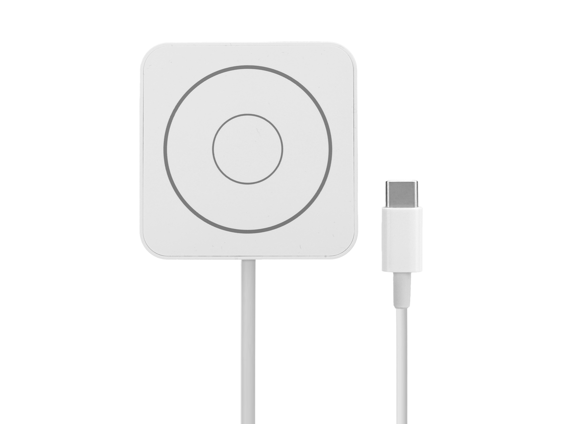 Cargador Inalámbrico Magnético T14 Base De Carga Rápida Para Ios 12blanco