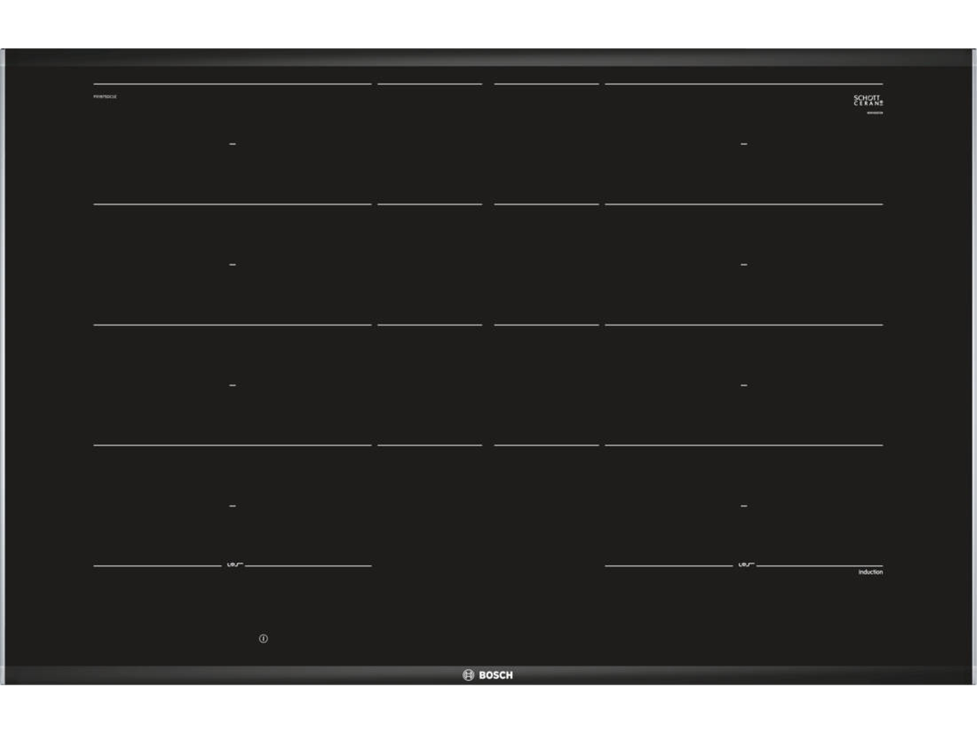 Placa de Inducción  BOSCH PXY875DC1E (Eléctrica - 80 cm - Negro)