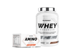 Programa Prémio De Muscle Sec Débutant 100 Whey Proteine Advanced 900g Chocolat Amino Max Superset Nutrition