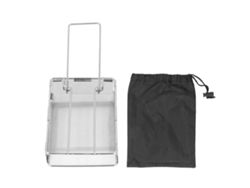 Tostadora Plegable, Acero Inoxidable 304, Versátil, Mini, Portátil, Para Pan, Salchichas, Camping, Picnics, Uso Al Aire Libre.