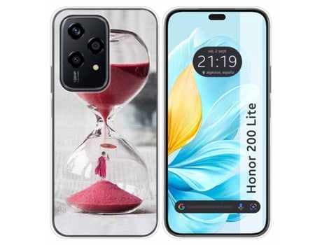 Funda Lite Diseño Reloj para Honor, Huawei 200 Lite 5G TUMUNDOSMARTPHONE Silicona Multicolor